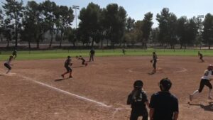 2021-10-09 Bracket 2 - Renay Chavez snags a line drive