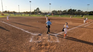 2022-09-25 Start-up Game 5 – Emily Wooten guns the runner at First