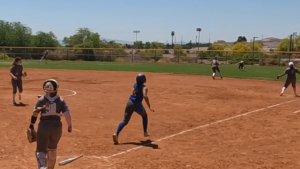 2023-05-27 Game 1 – Samantha Gresham Diving Catch