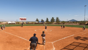 2023-05-27 Game 2 – Maddie Heimann & Riley Greene Combine to get the Runner